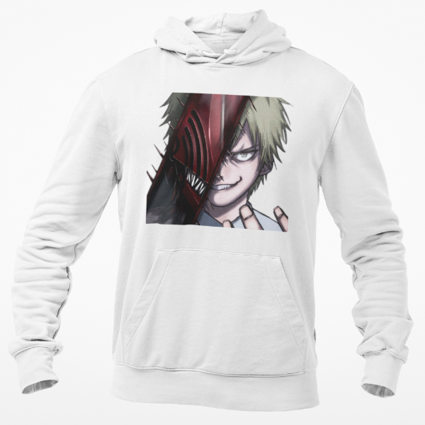 Sweat Denji Chainsaw Man  blanc