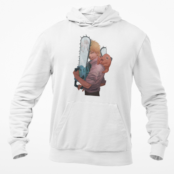 Pull Chainsaw Man blanc