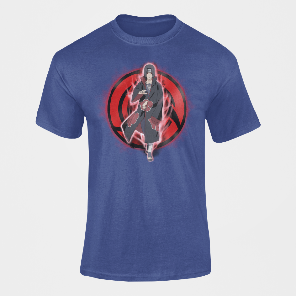 T-shirt Itachi Adulte Homme bleu