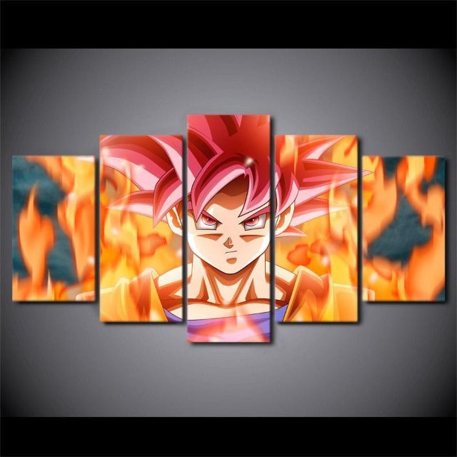 Toile Dragon Ball Super Tableau Cadre