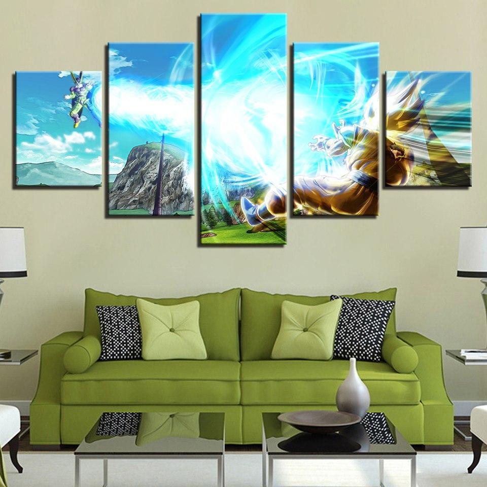 Tableau DBZ Goku Toile Cadre