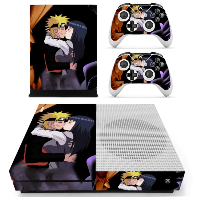 XboX Hinata x Naruto Autocollant Console &amp; Manette Manga Naruto