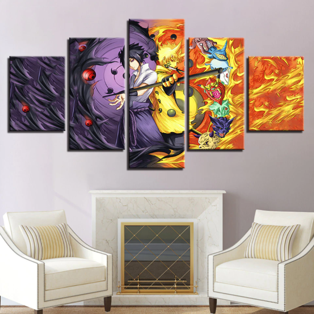 Tableau Naruto Sasuke 