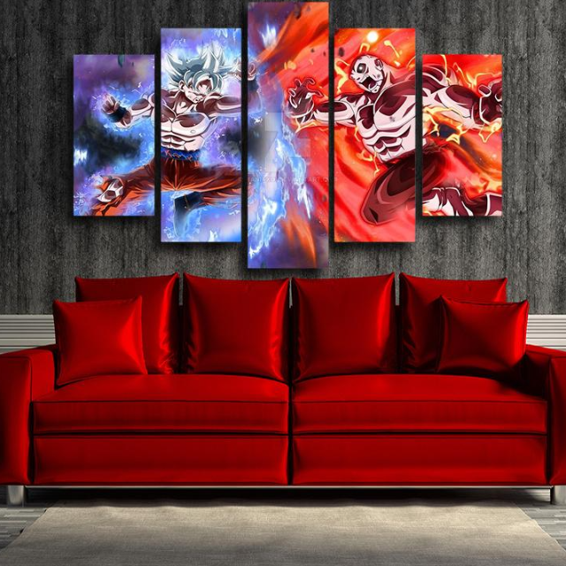 Tableau Goku vs Jiren Dragon Ball Super