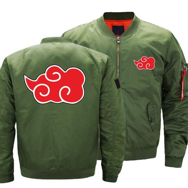 Grüne Bomberjacke von Akatsuki